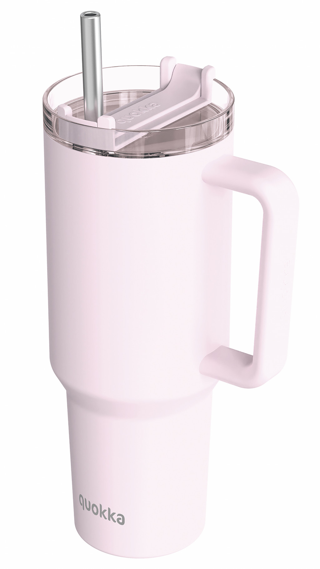 Quokka Nerezový termohrnek s brčkem Stream Light Pink 1200 ml