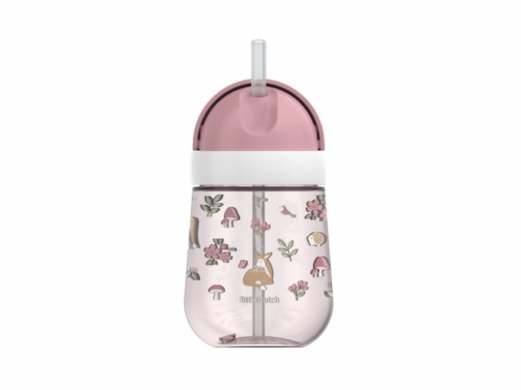 Little Dutch Hrnek s brčkem 300 ml 9m+ Fairy Garden