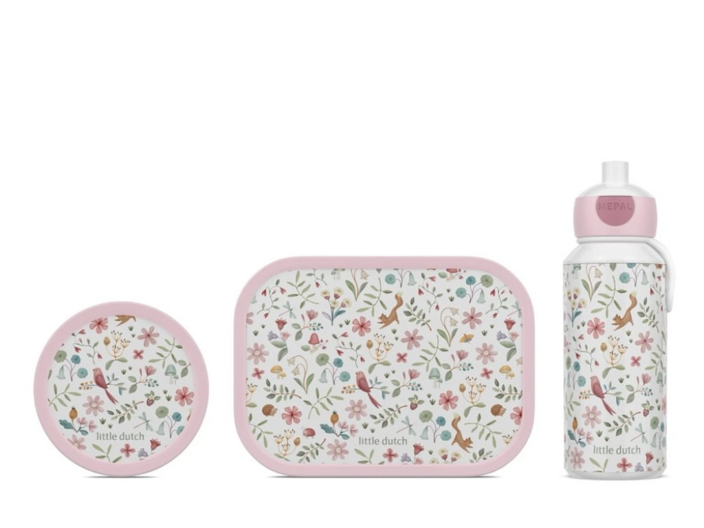Little Dutch Svačinový set (láhev 400ml+box+box na ovoce) Fairy Wonders