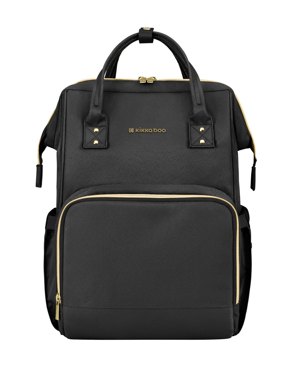 KikkaBoo Přebalovací batoh Siena Black & Gold