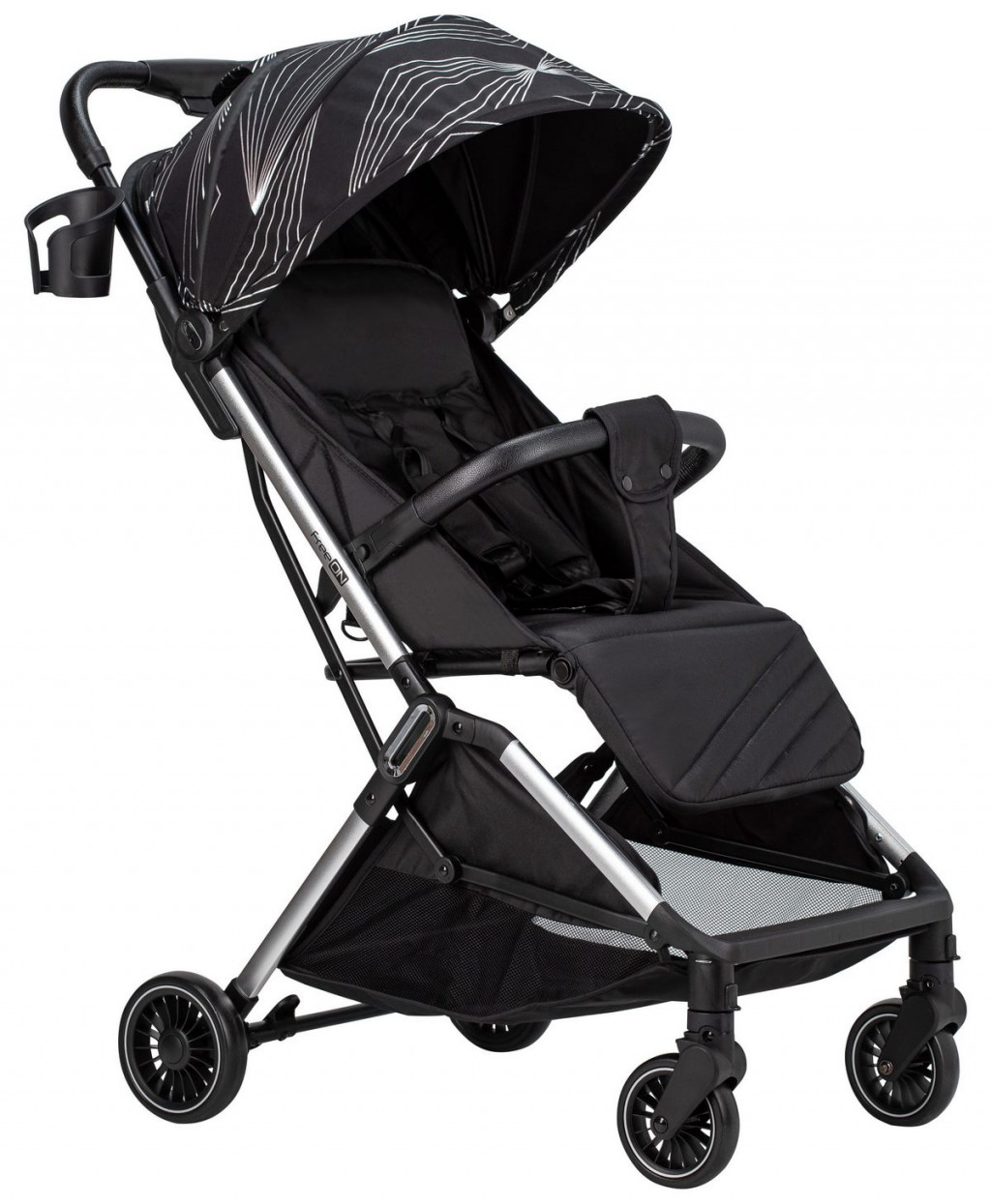 FREEON Unique Sportovní kočárek Black & Silver