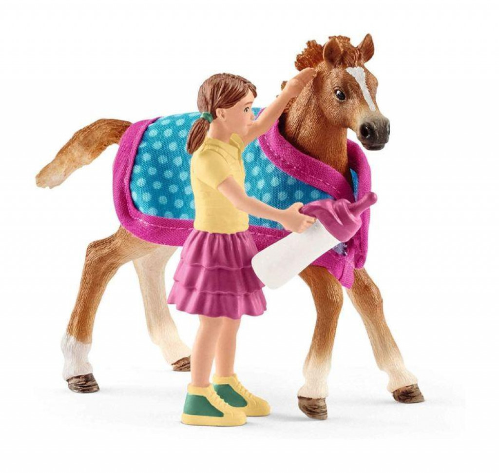 Schleich 42361 Žriebä s prikrývkou