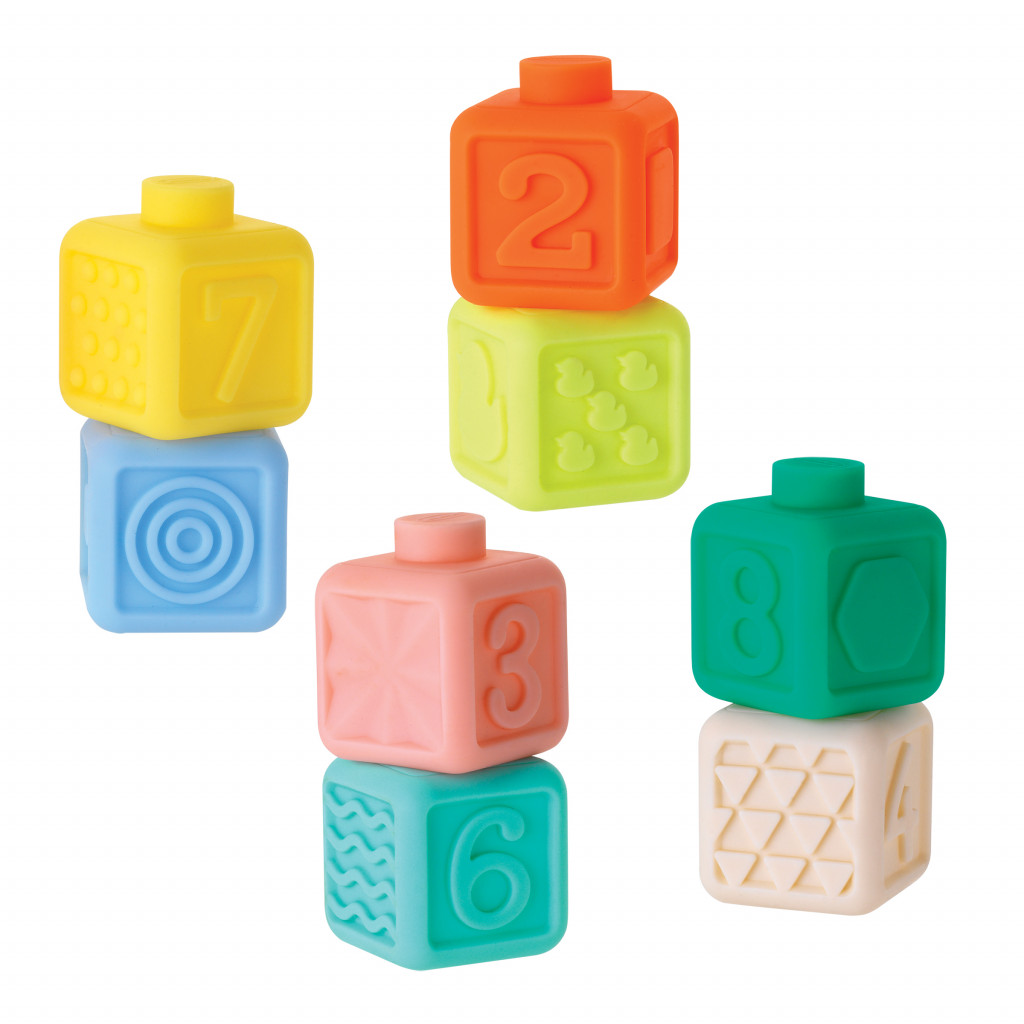 Infantino Kostky Squeeze & Stack 8 ks