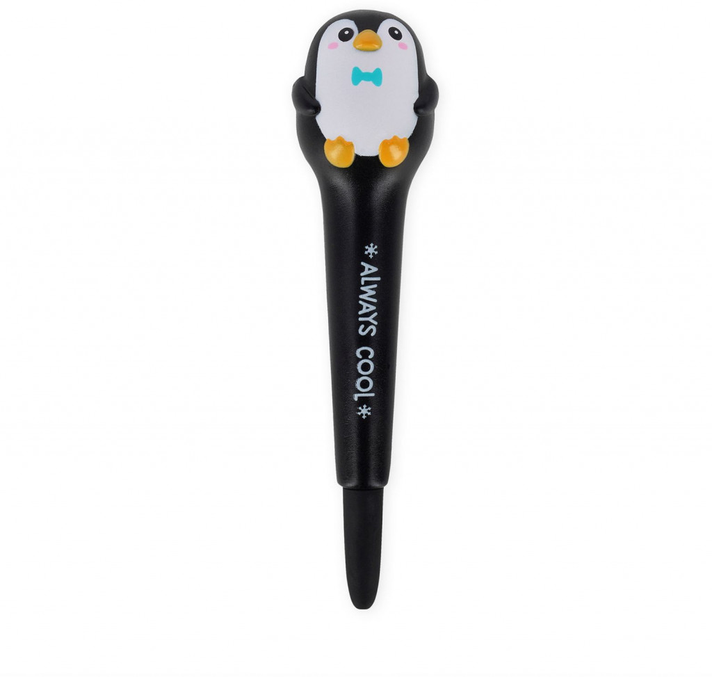 Legami Antistresové gélové pero Legami Squishy Gél Pen - Squeezies - Penguin