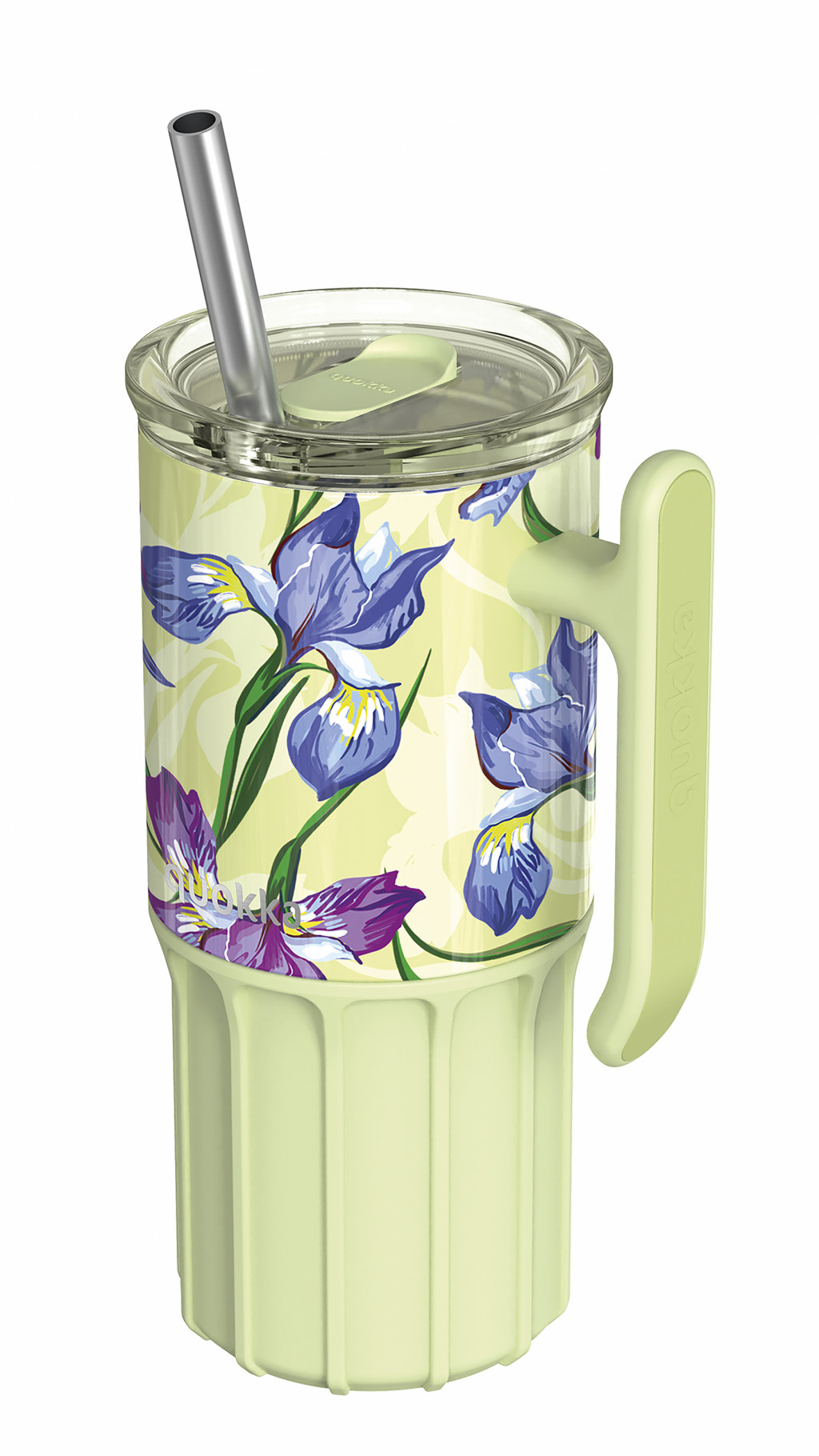 Quokka Nerezový termohrnek s brčkem Umi Green Tea 720 ml