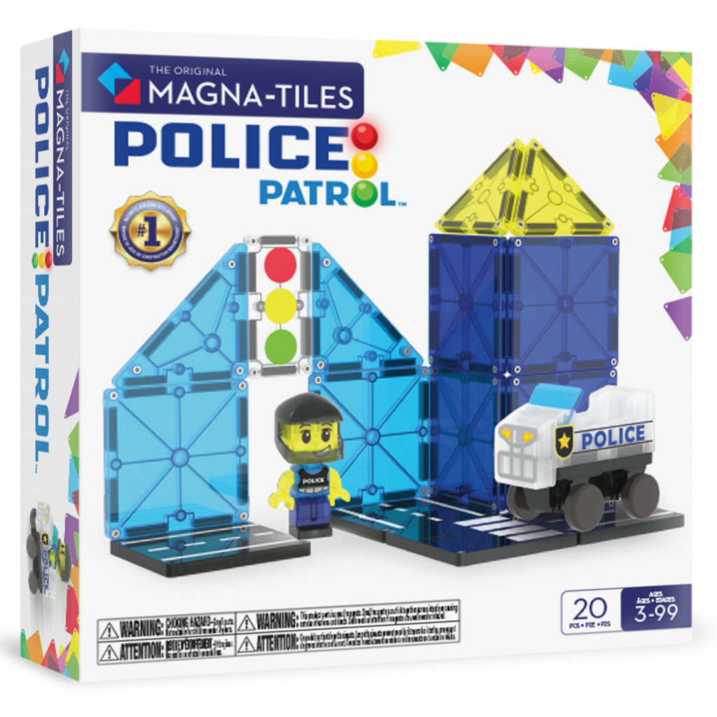 Magna-Tiles Magnetická stavebnice Police Patrol 20 dílů