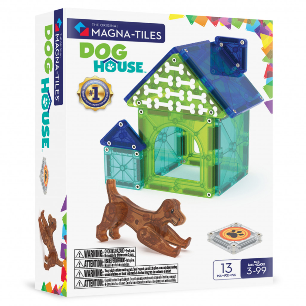 Magna-Tiles Magnetická stavebnice Dog House 13 dílů