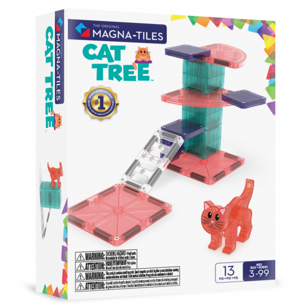 Magna-Tiles Magnetická stavebnice Cat Tree 13 dílů
