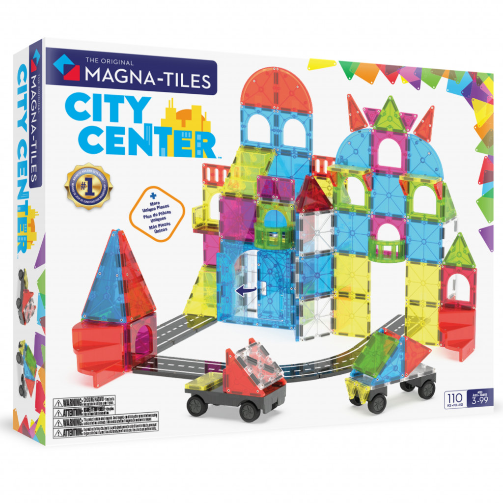 Magna-Tiles Magnetická stavebnice City Center 110 dílů