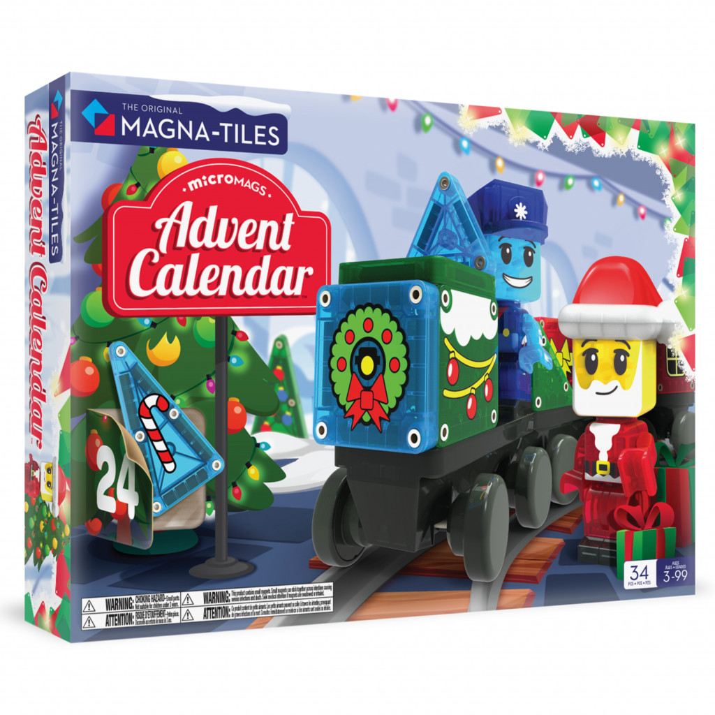 Magna-Tiles Magnetická stavebnice Adventní kalendář 34 dílů