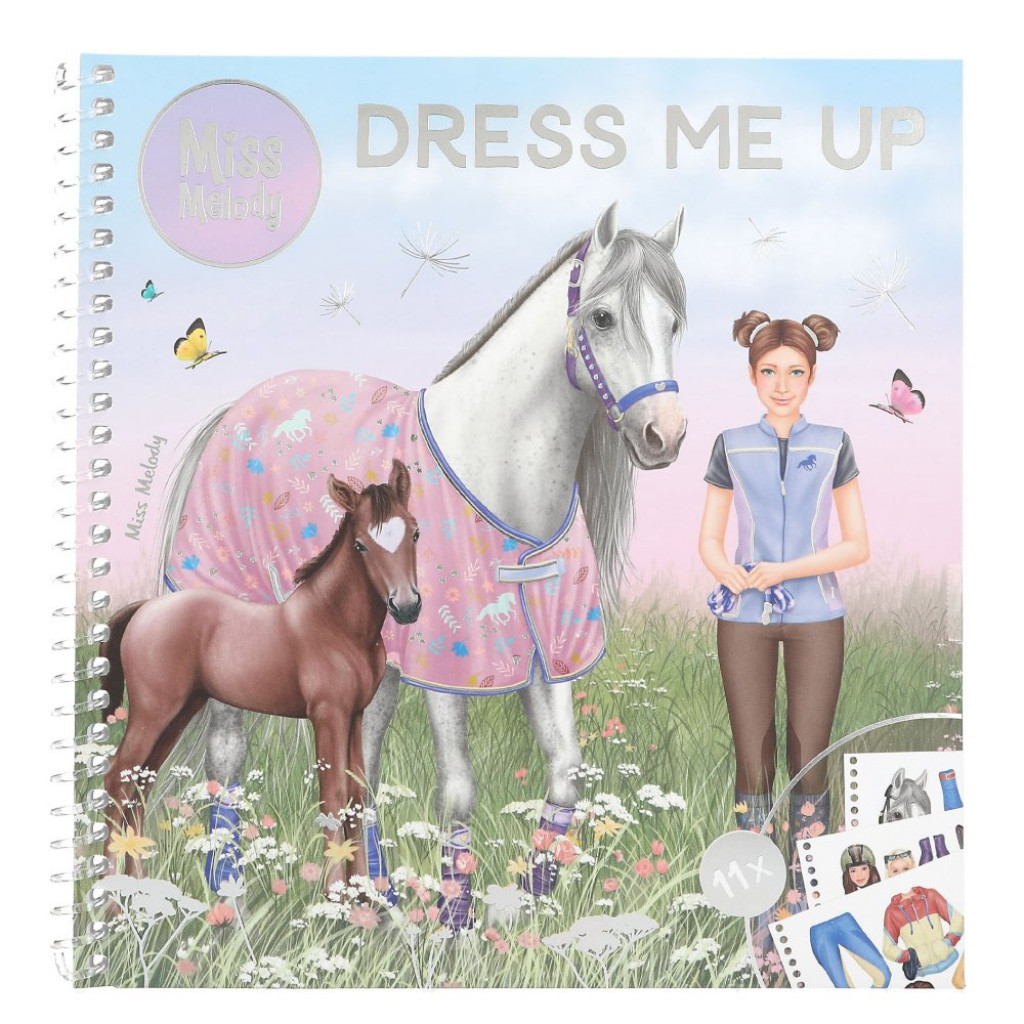 Miss Melody Kreatívny zošit Dress me up
