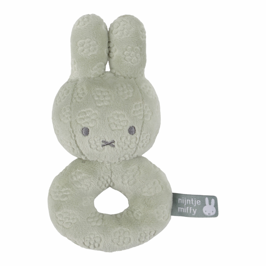 Little Dutch Chrastítko králíček Miffy Green Flower