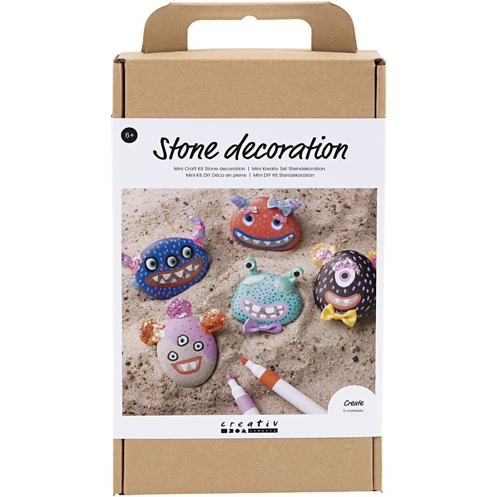 Creativ Company Kreativní sada Craft Kit Stone Decoration Monster