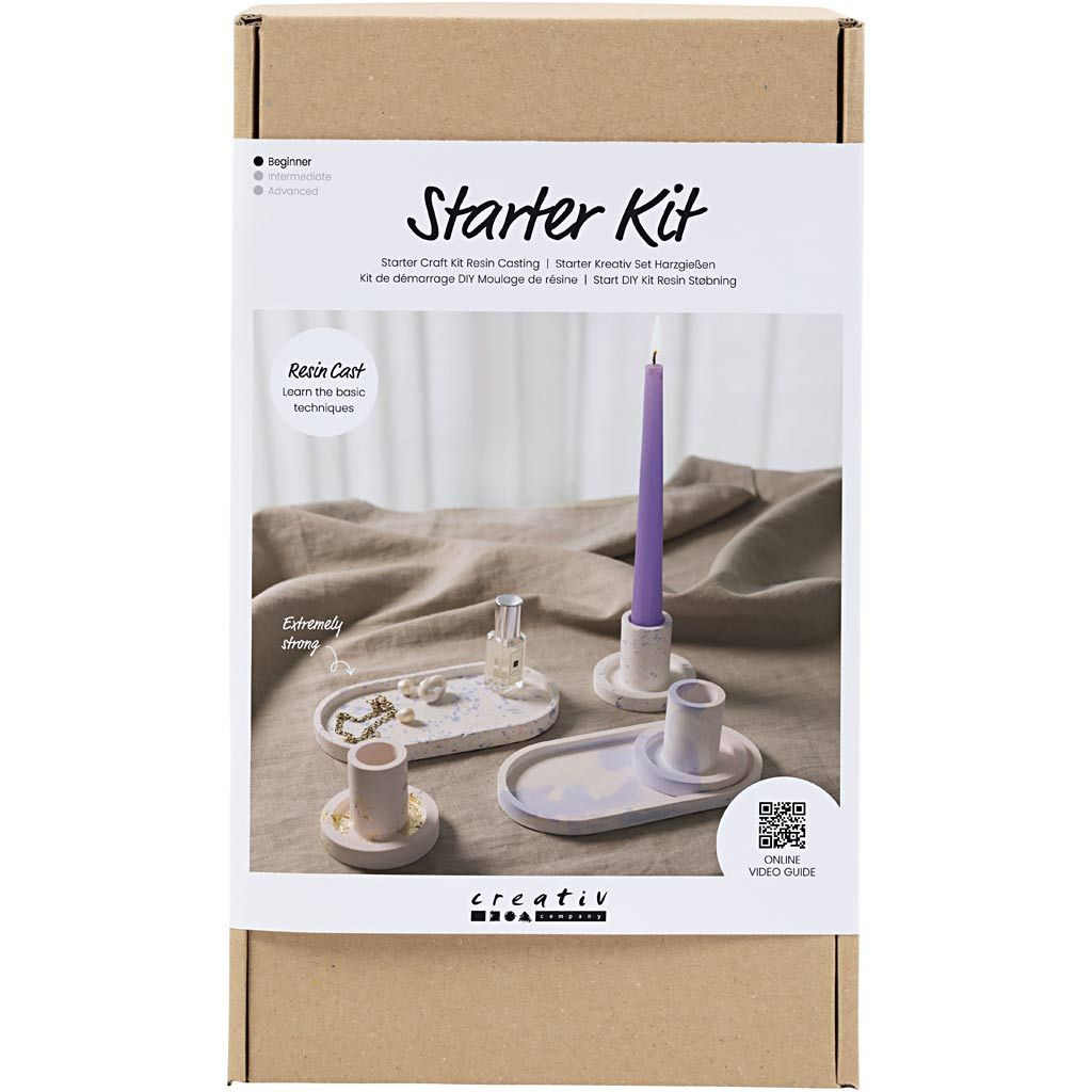 Creativ Company Kreativní sada Starter Craft Kit Resin Casting Candle Holders