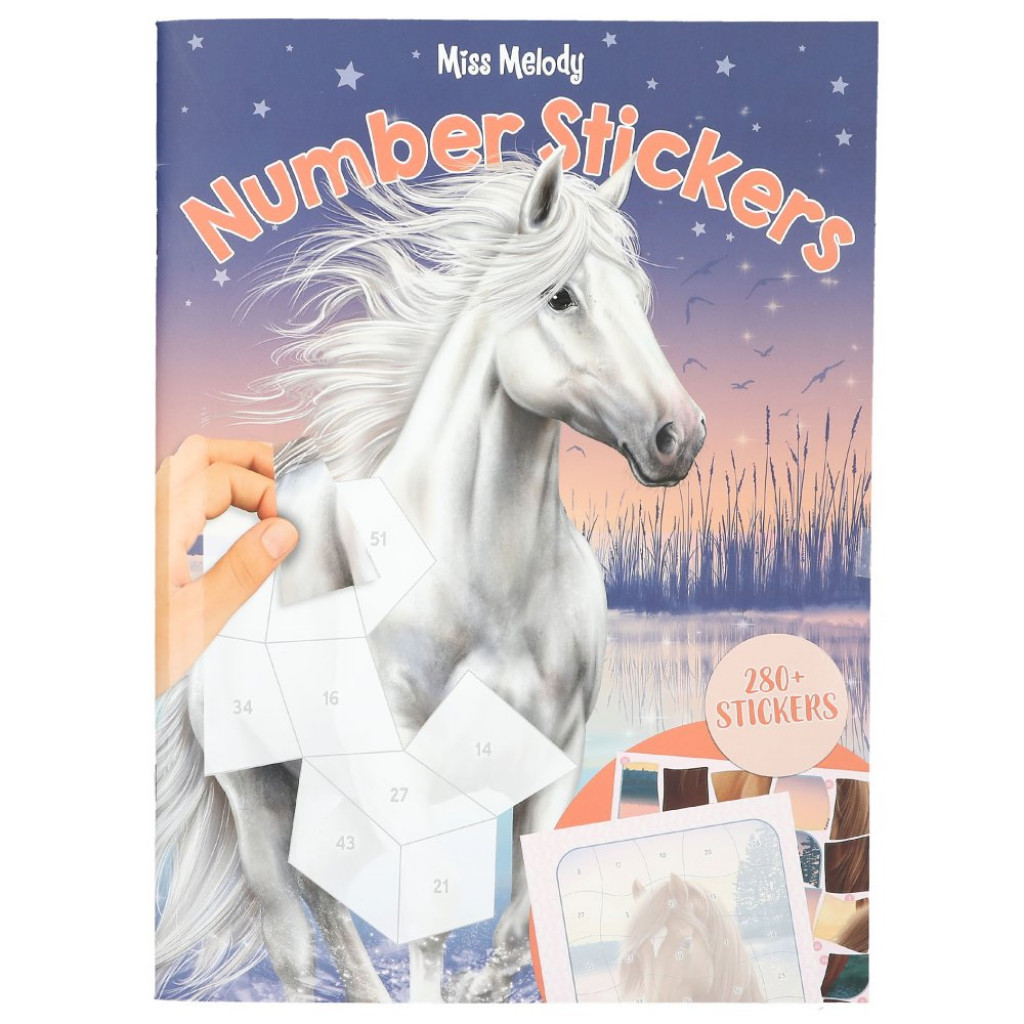 Miss Melody NUMBER STICKERS