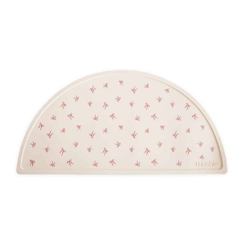 Mushie Silikónové prestieranie mushie - bows