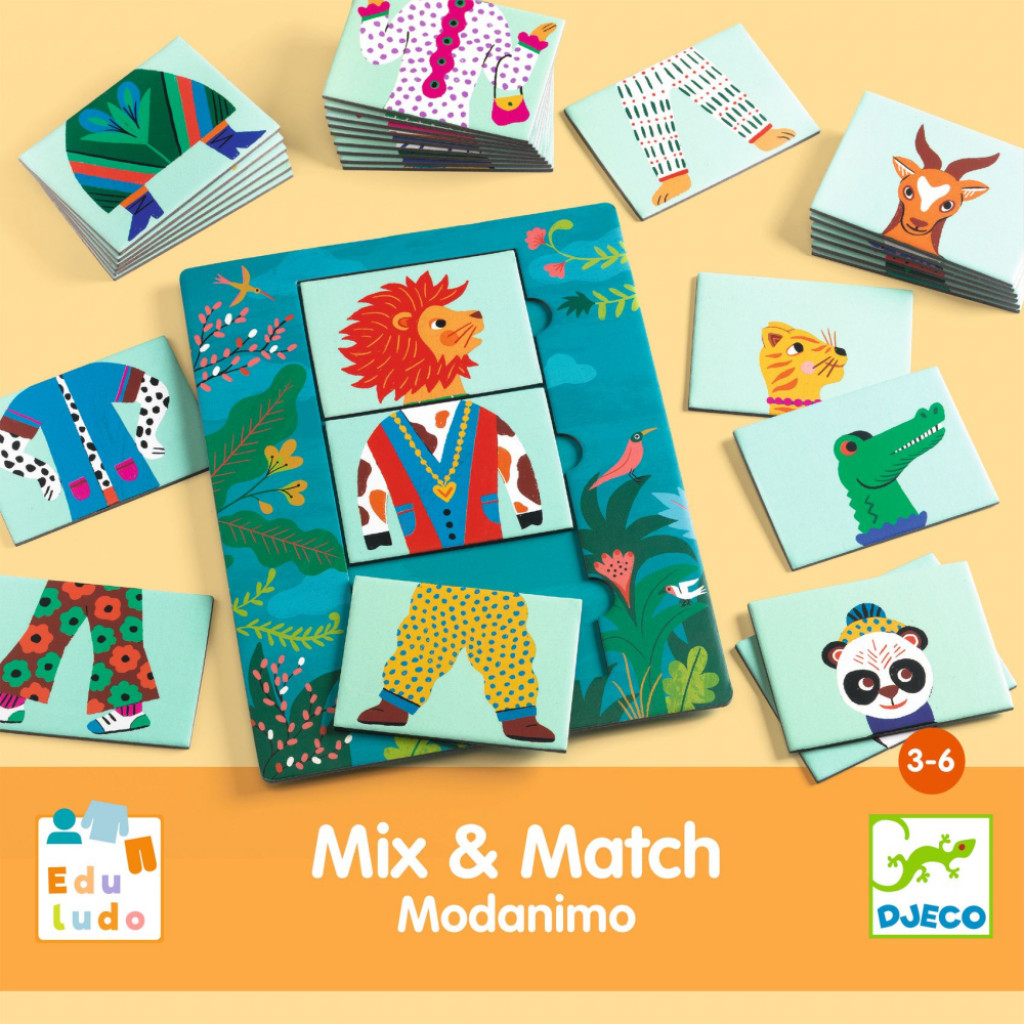 DJECO Mix & Match Modanimo: edukačná hra