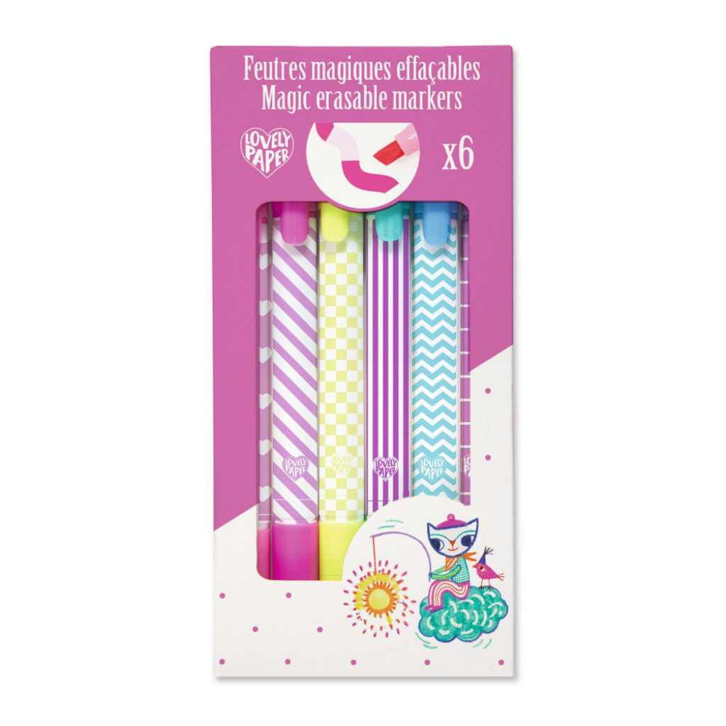 DJECO Magické fixky: Zmazateľné (6ks)