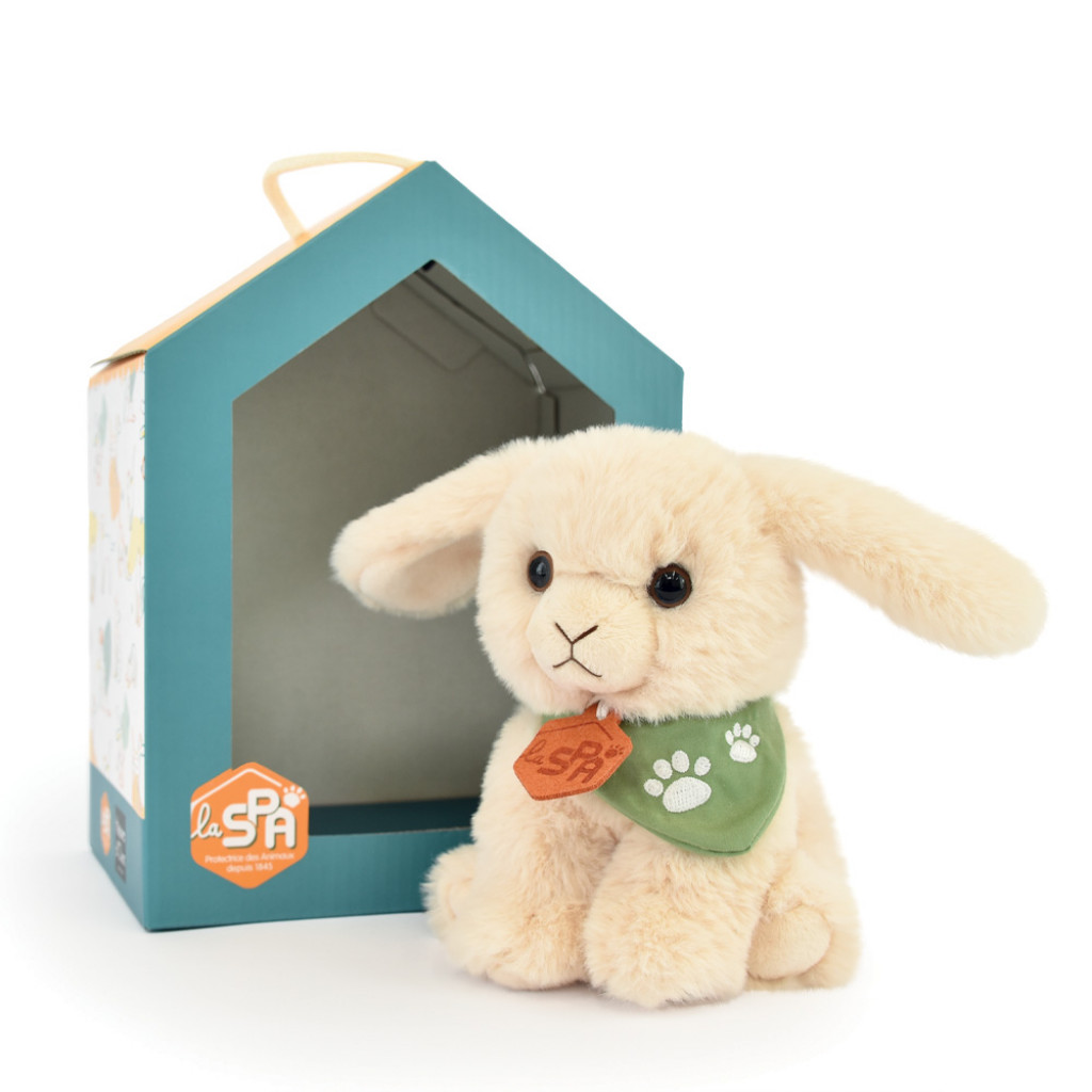 DouDou ET Compagnie DouDou et Compagnie Béžový plyšový zajíček 16cm