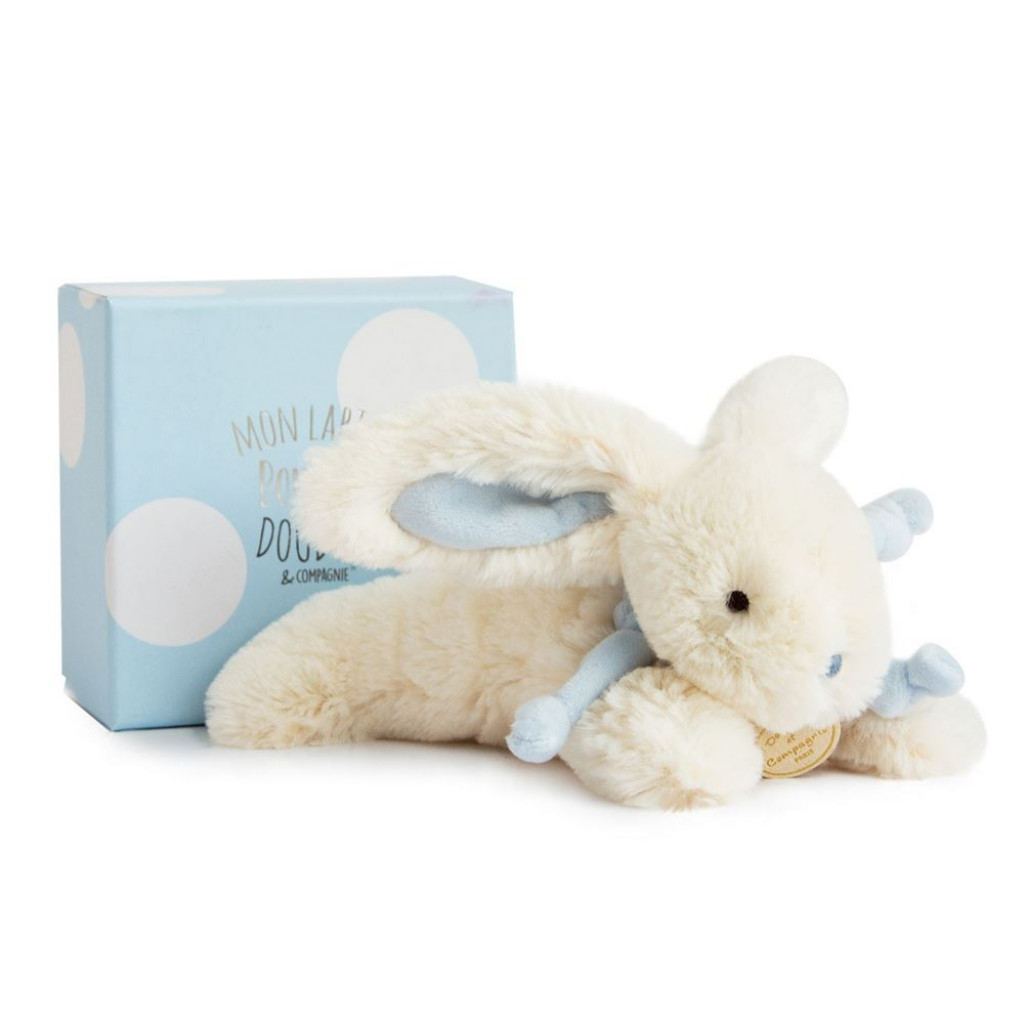 DouDou ET Compagnie DouDou et Compagnie Lapin Bonbon Zajíček modrý PM 16cm