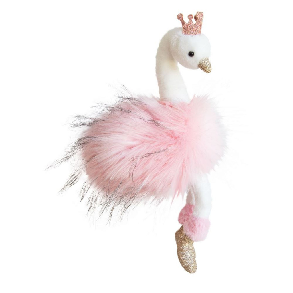 DouDou ET Compagnie Histoire d'Ours Labuť růžová JR 30cm