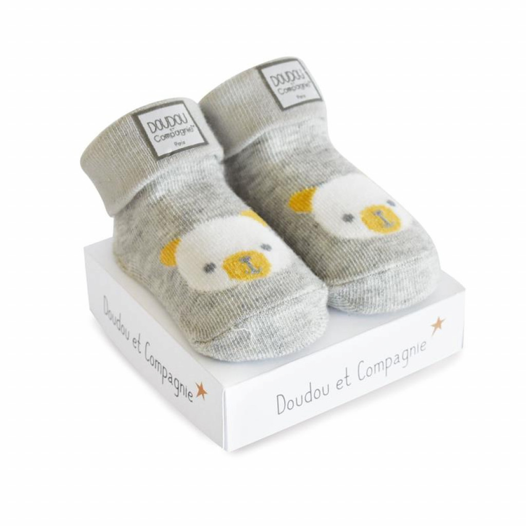 DouDou ET Compagnie DouDou et Compagnie ponožky pro miminko šedé mix