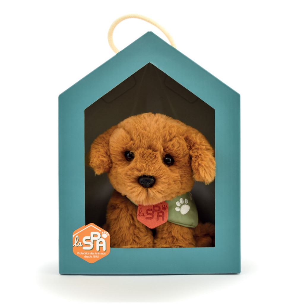DouDou ET Compagnie DouDou et Compagnie Světle hnědý plyšový pejsek 16 cm