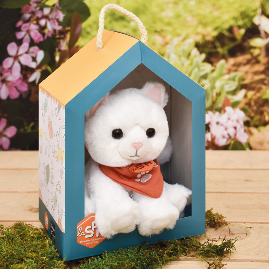 DouDou ET Compagnie DouDou et compagnie Bílá kočička 16cm