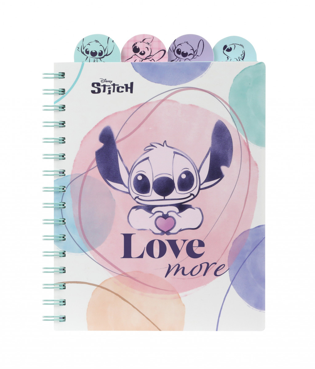Coolpack Zápisník spirálový A5 se záložkami Stitch Pastel