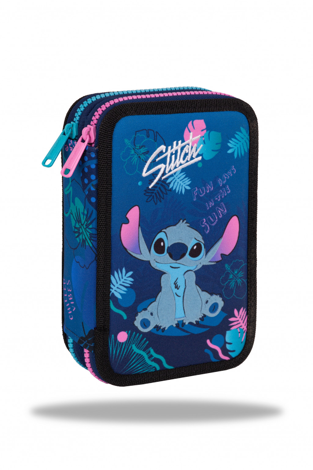 Coolpack Penál Jumper dvoupatrový Stitch Blue