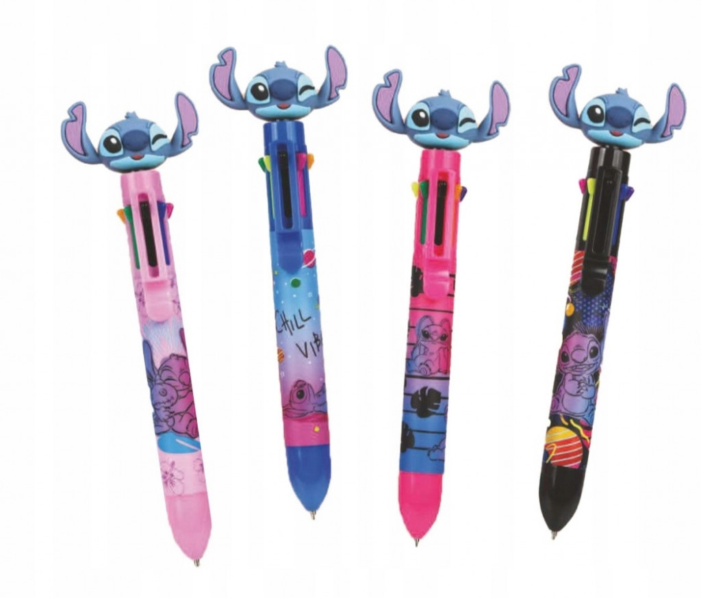 Coolpack Kuličkové pero 8barevné Stitch