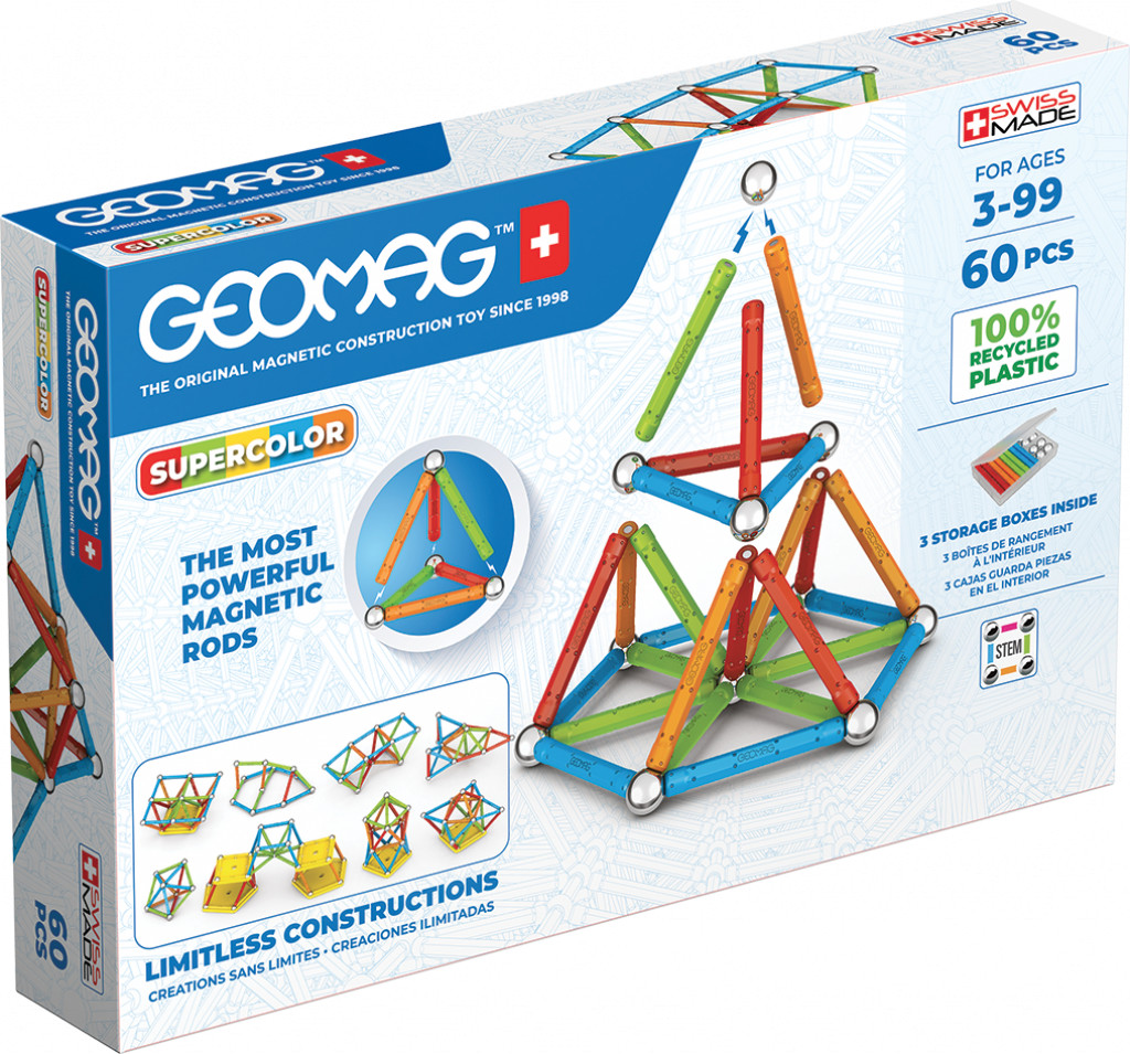 Geomag Supercolor 60 dílků