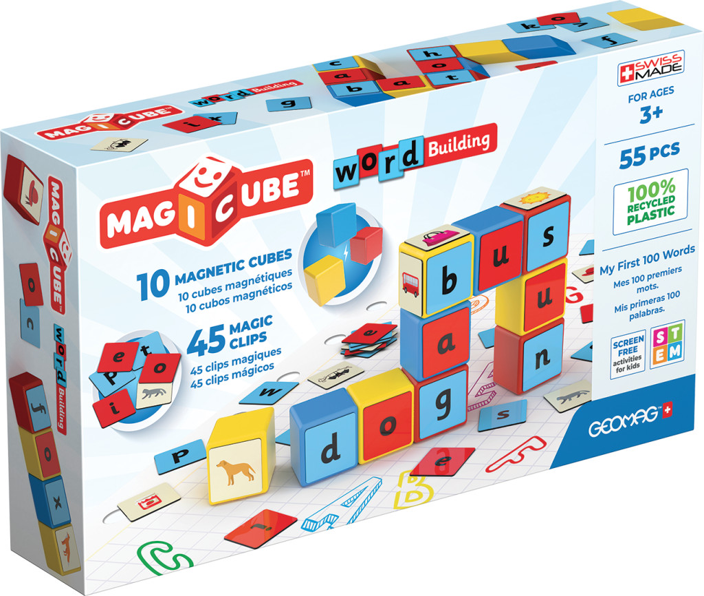 Geomag Magicube Words 55 dílků