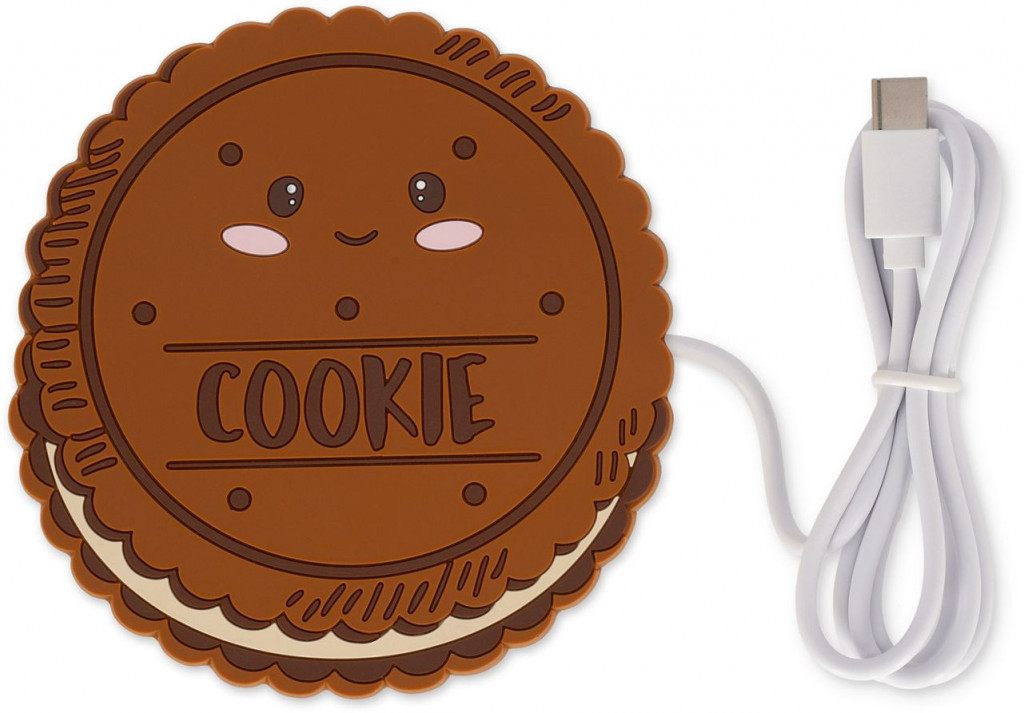 Legami Ohrievací USB podtácka Legami Type-C Cable Mug Warmer - Warm It Up - Cookie