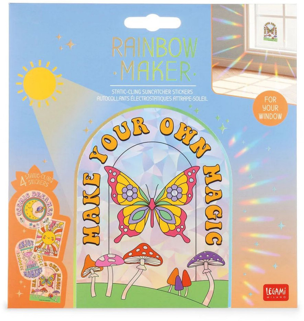 Legami Samolepky na okná Legami Rainbow Maker - Groovy