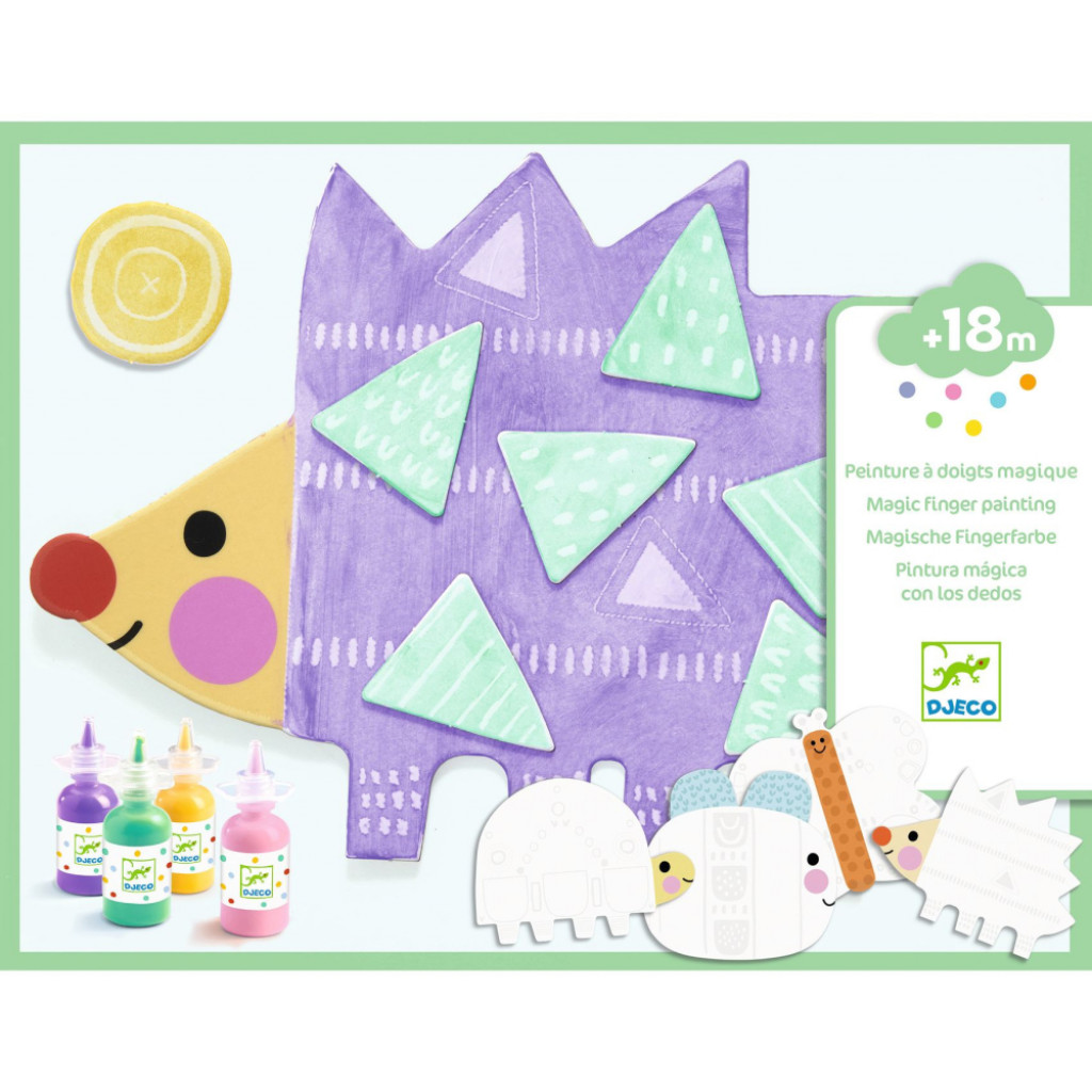 DJECO Malé vzory: Magické maľovanie prstami