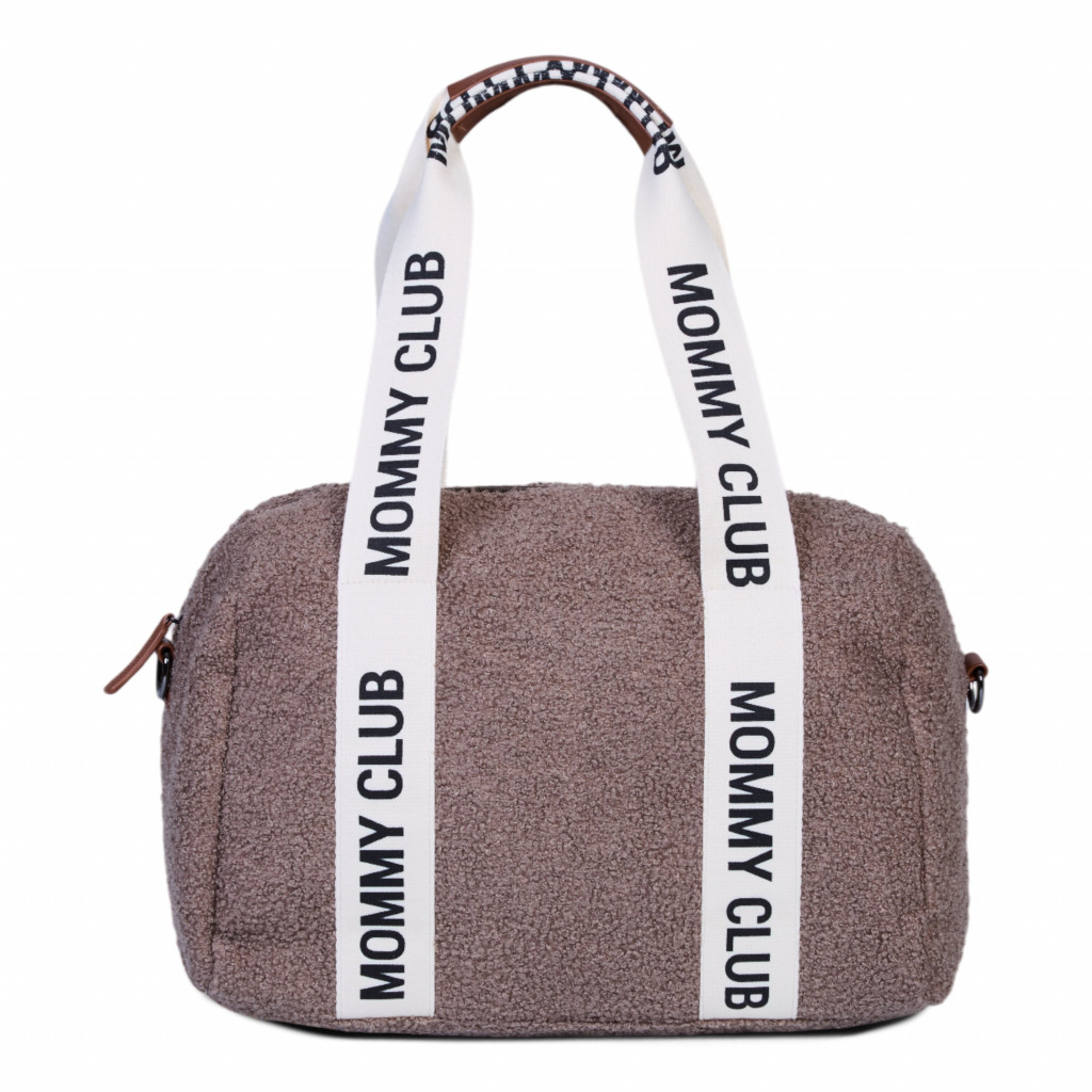 Childhome Přebalovací taška Mommy Club Signature Teddy Soft Brown