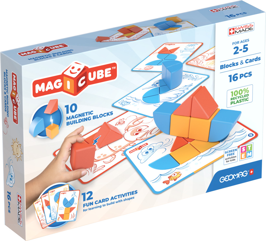 Geomag Magicube Blocks&Cards 16 dílků