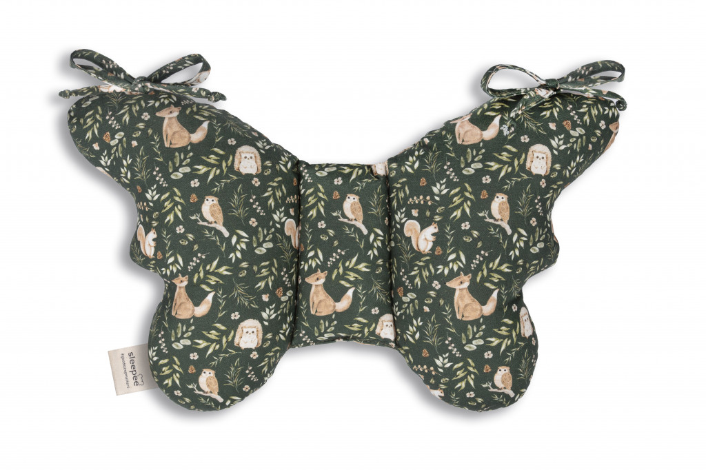 Sleepee Stabilizační polštářek Sleepee Butterfly pillow Green Forest