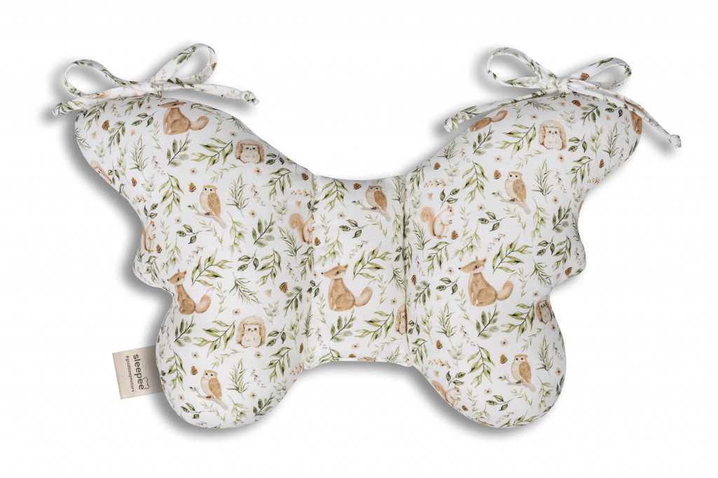 Sleepee Stabilizační polštářek Sleepee Butterfly pillow Ivory Forest
