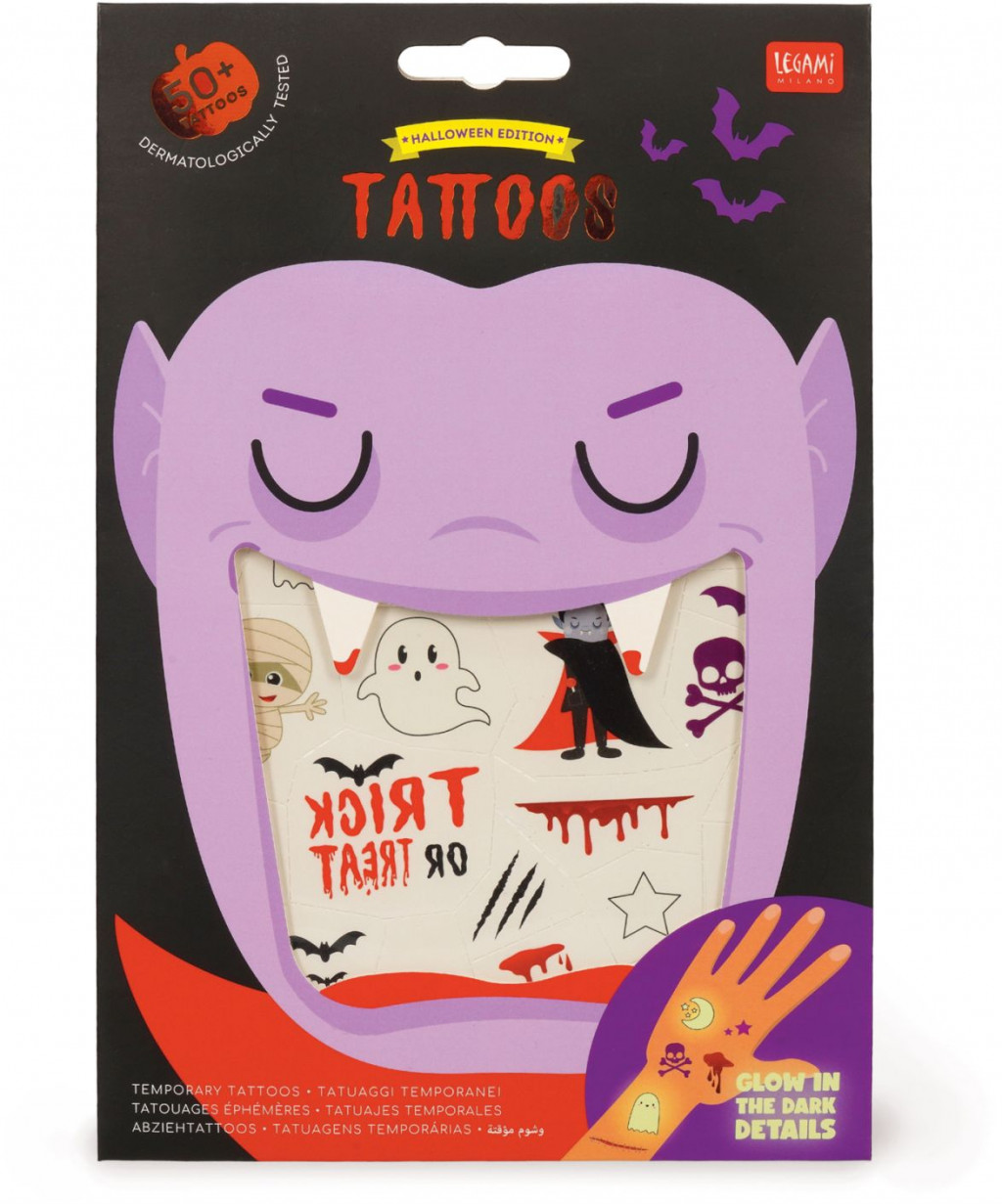 Legami Detské tetovanie Legami Temporary Tattoos - Tattoos - Halloween