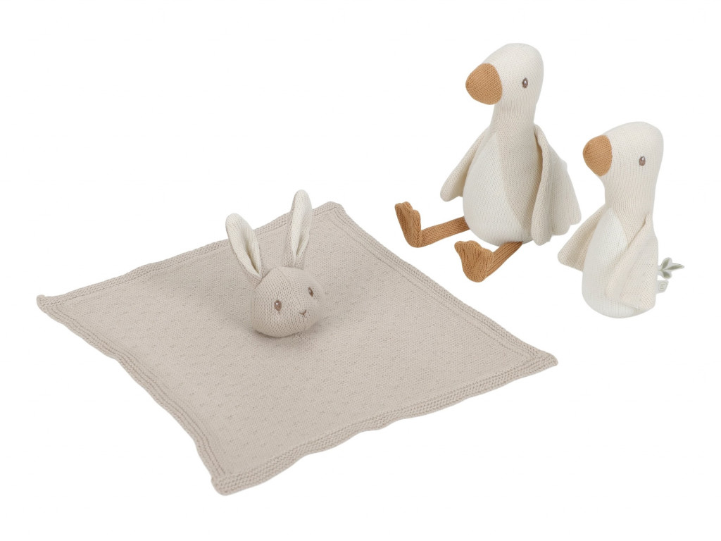 Little Dutch Dárková sada pletená Newborn Naturals