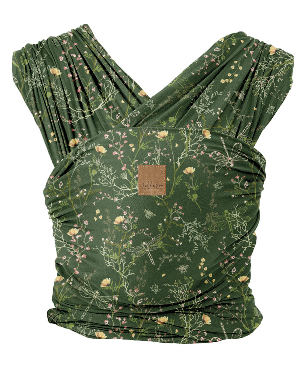 KikkaBoo Šátek na nošení dětí Isla Secret Garden Green