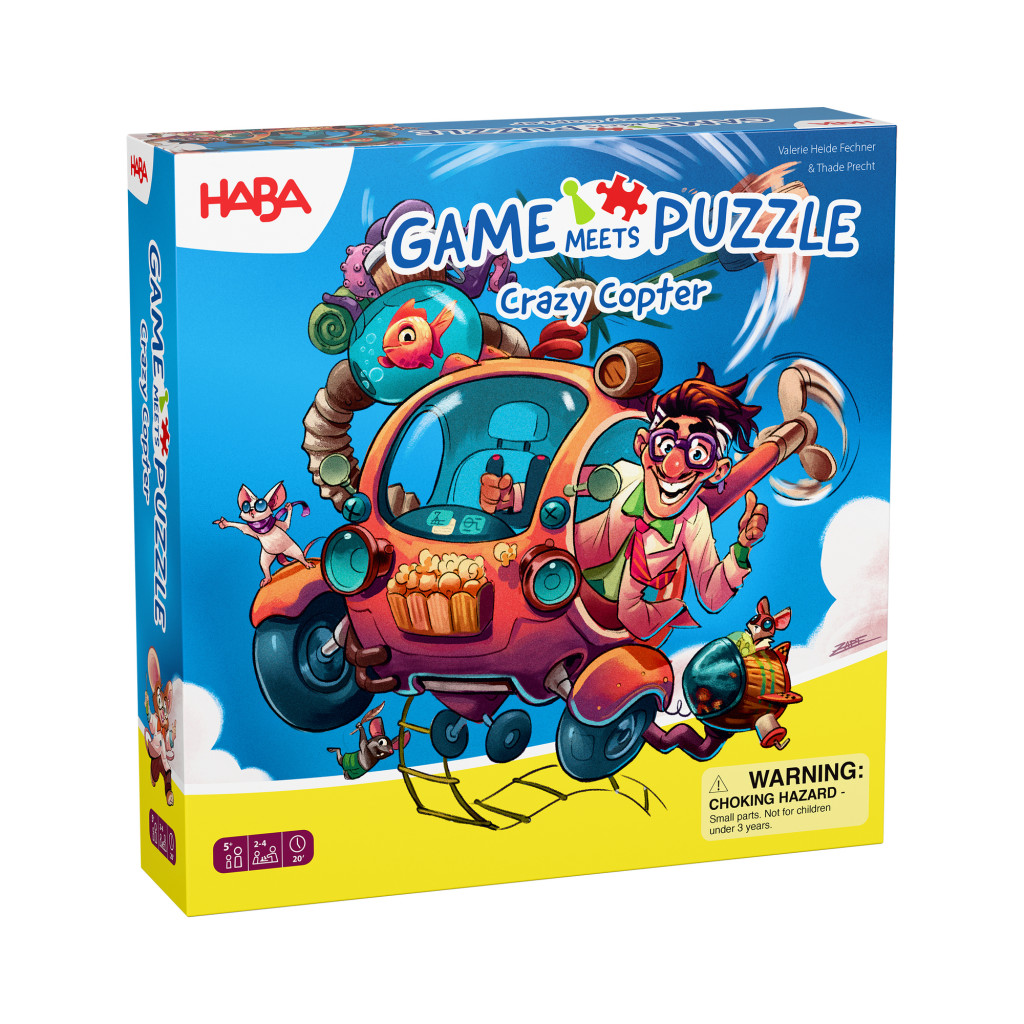 Haba Hra a Puzzle 2v1 Bláznivý vrtuľník