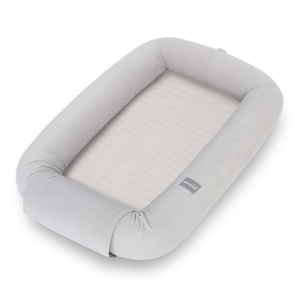 Sleepee Multifunkční hnízdečko pro miminko s odnímatelnými boky 2 v 1 Sleepee Grey