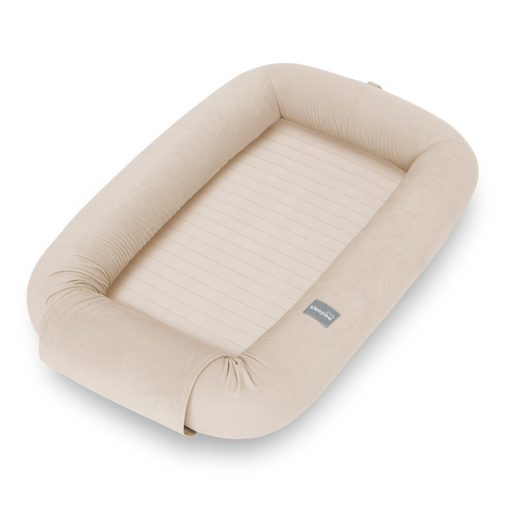 Sleepee Multifunkční hnízdečko pro miminko s odnímatelnými boky 2 v 1 Sleepee Sand