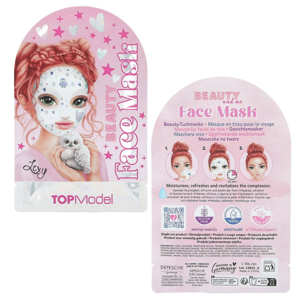Top Model Beauty FACE Mask sova
