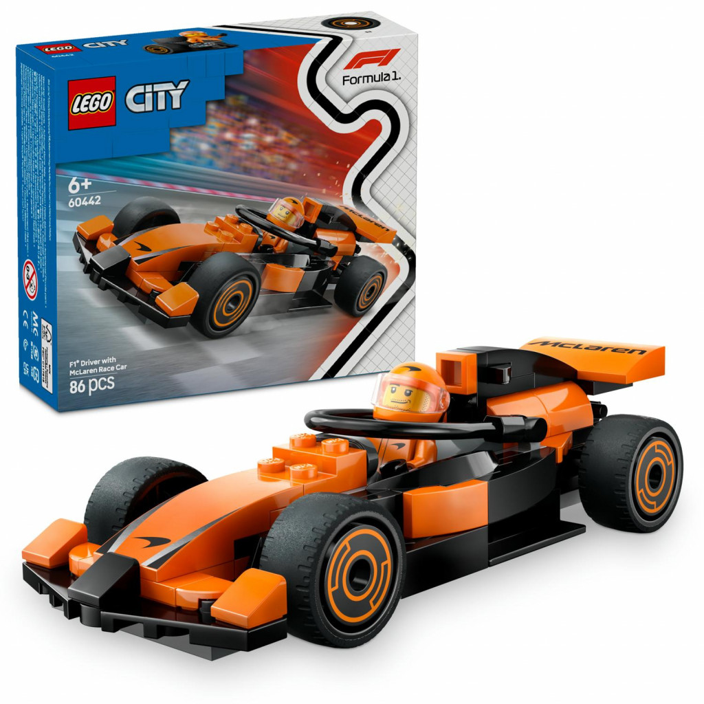 Lego® Jazdec F1® s pretekárskym autom McLaren