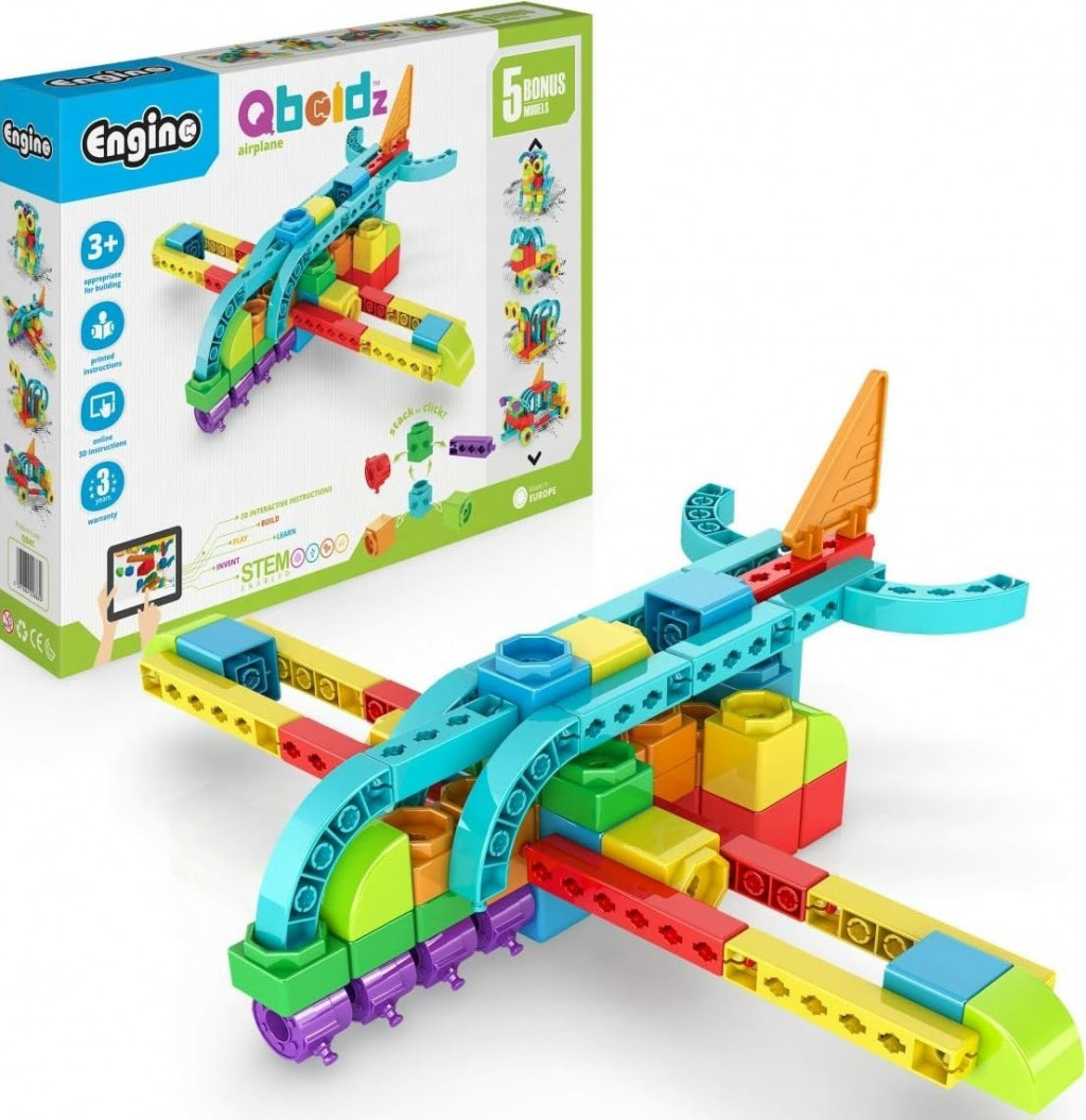 Engino Engino QBOIDZ lietadlo s 5 bonusovými modelmi