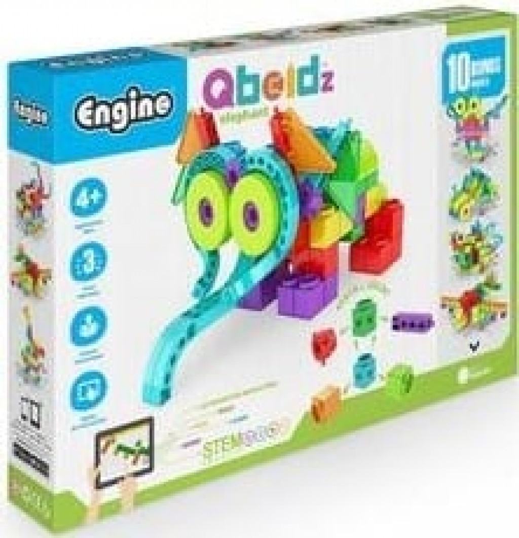 Engino Engino QBOIDZ slon s 10 bonusovými modelmi